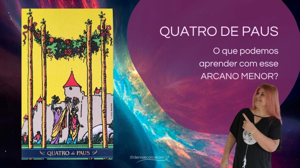 quatro de paus carta do tarot