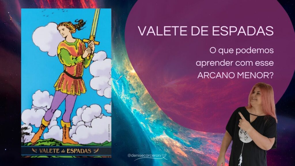 Valete de Espadas arcano menor do Tarot