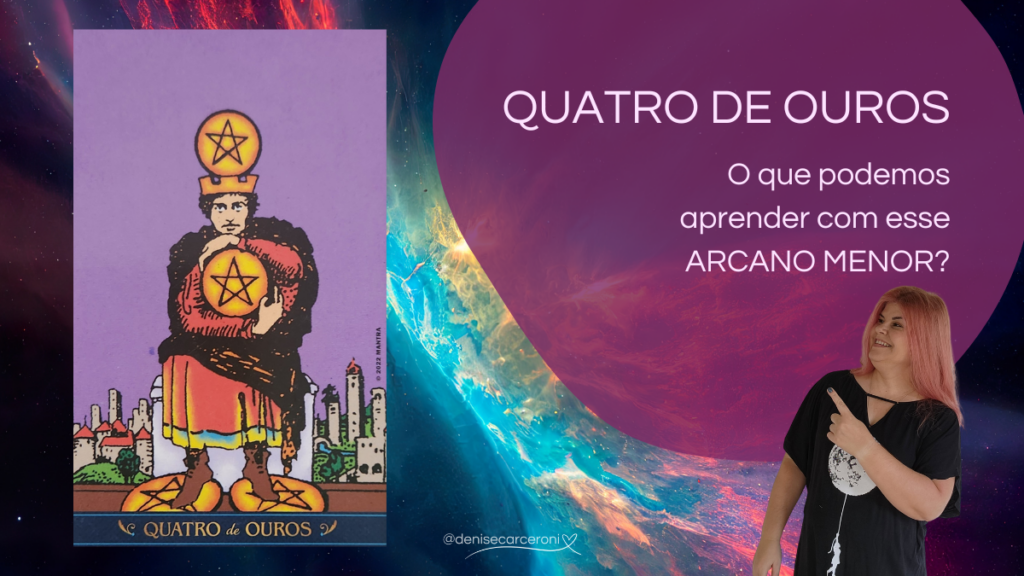 quatro de ouros arcano menor do tarot